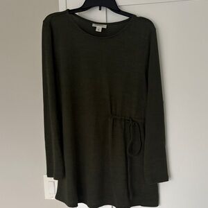 Motherhood Maternity Olive Green Long Sleeve Maternity Tunic